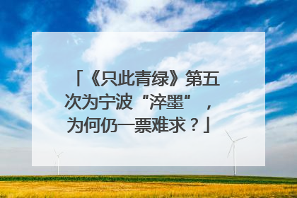 《只此青绿》第五次为宁波“淬墨”，为何仍一票难求？