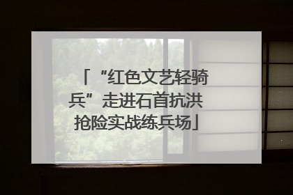 “红色文艺轻骑兵”走进石首抗洪抢险实战练兵场