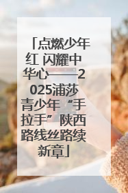 点燃少年红 闪耀中华心——2025浦莎青少年“手拉手”陕西路线丝路续新章