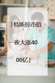 特斯拉市值一夜大涨4000亿