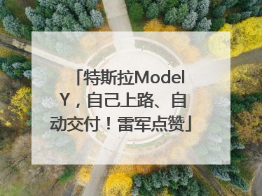 特斯拉Model Y，自己上路、自动交付！雷军点赞