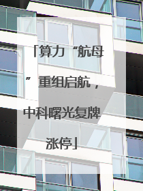 算力“航母”重组启航，中科曙光复牌涨停