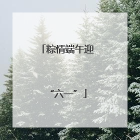粽情端午迎“六一”