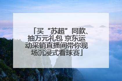 买“苏超”同款、抽万元礼包 京东运动采销直播间带你现场沉浸式看球赛