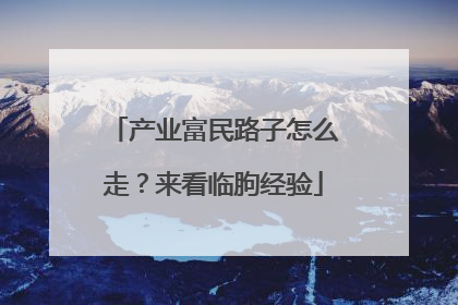 产业富民路子怎么走？来看临朐经验