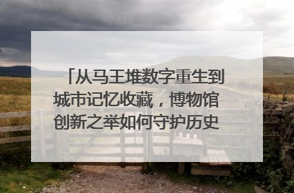 从马王堆数字重生到城市记忆收藏，博物馆创新之举如何守护历史、连接未来？