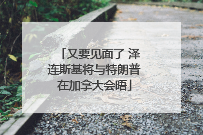 又要见面了 泽连斯基将与特朗普在加拿大会晤