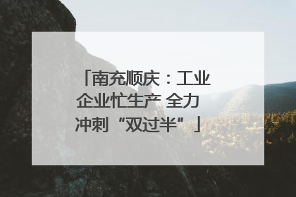 南充顺庆：工业企业忙生产 全力冲刺“双过半”