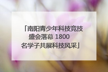 南阳青少年科技竞技盛会落幕 1800 名学子共展科技风采