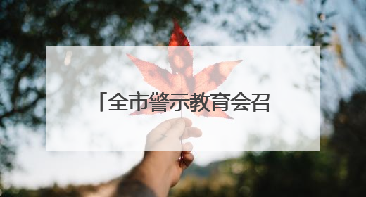 全市警示教育会召开 以案为鉴推动学习教育走深走实