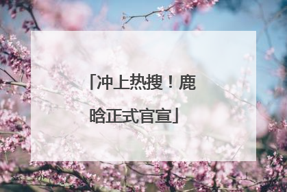冲上热搜！鹿晗正式官宣