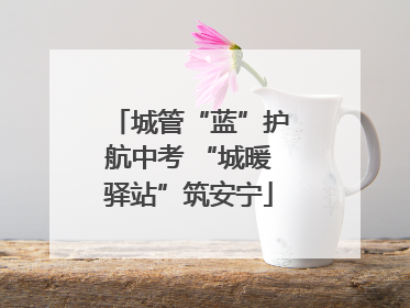 城管“蓝”护航中考 “城暖驿站”筑安宁