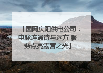 国网庆阳供电公司：电脉连通诗与远方 服务点亮露营之光