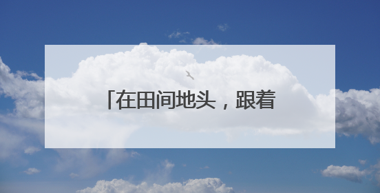 在田间地头，跟着“创新创业看浙大”调研团看浙大人如何赋能乡村振兴