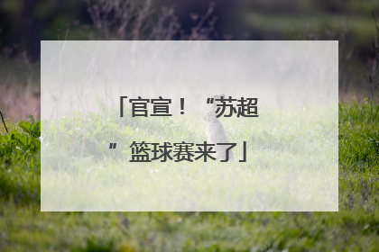 官宣！“苏超”篮球赛来了