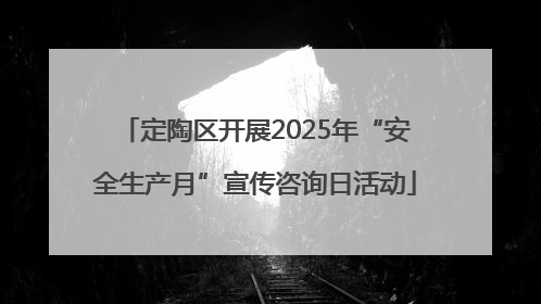 定陶区开展2025年“安全生产月”宣传咨询日活动