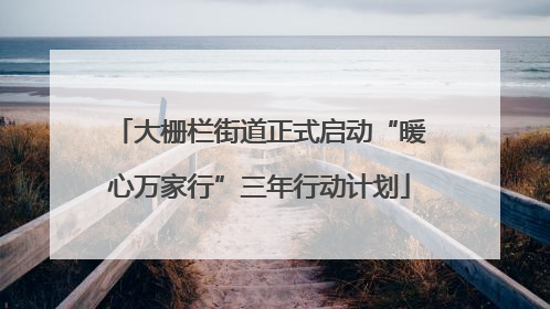 大栅栏街道正式启动“暖心万家行”三年行动计划