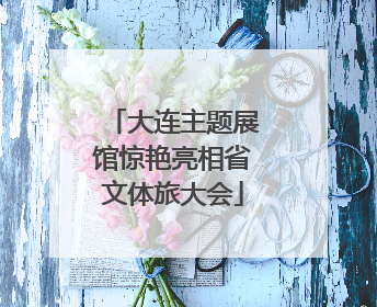 大连主题展馆惊艳亮相省文体旅大会