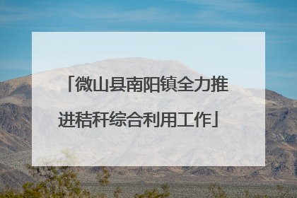微山县南阳镇全力推进秸秆综合利用工作