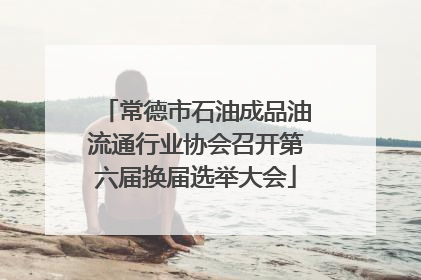 常德市石油成品油流通行业协会召开第六届换届选举大会