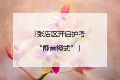 张店区开启护考“静音模式”