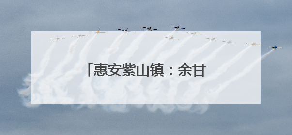 惠安紫山镇：余甘“小酸果”酿出乡村振兴“大甜头”