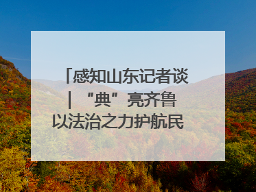 感知山东记者谈｜“典”亮齐鲁 以法治之力护航民生与营商环境