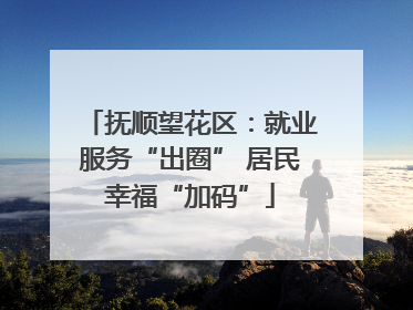抚顺望花区：就业服务“出圈” 居民幸福“加码”