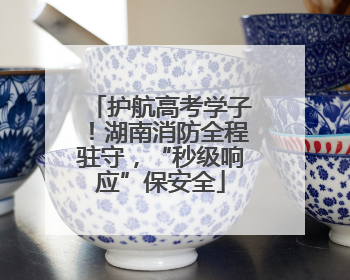 护航高考学子！湖南消防全程驻守，“秒级响应”保安全