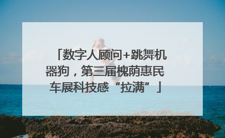 数字人顾问+跳舞机器狗，第三届槐荫惠民车展科技感“拉满”