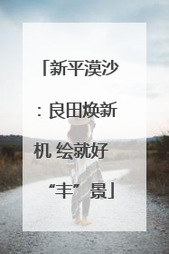 新平漠沙：良田焕新机 绘就好“丰”景