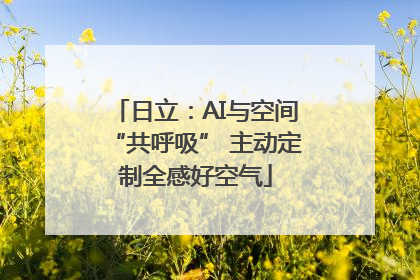 日立：AI与空间“共呼吸” 主动定制全感好空气