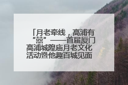 月老牵线，高浦有“囍”——首届厦门高浦城隍庙月老文化活动暨他趣百城见面会隆重举办
