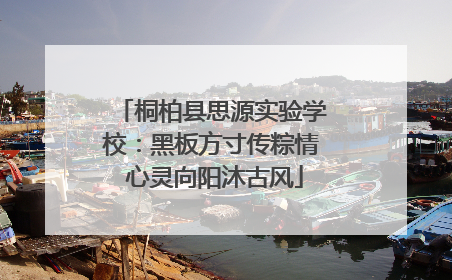 桐柏县思源实验学校：黑板方寸传粽情 心灵向阳沐古风
