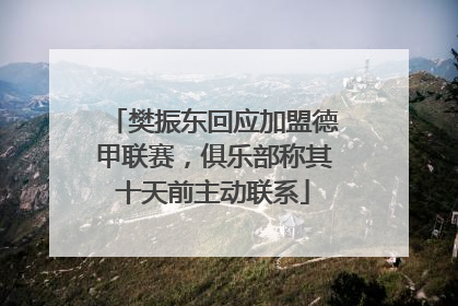 樊振东回应加盟德甲联赛，俱乐部称其十天前主动联系