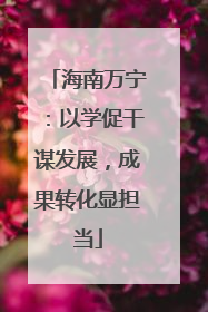 海南万宁：以学促干谋发展，成果转化显担当