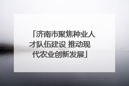 济南市聚焦种业人才队伍建设 推动现代农业创新发展