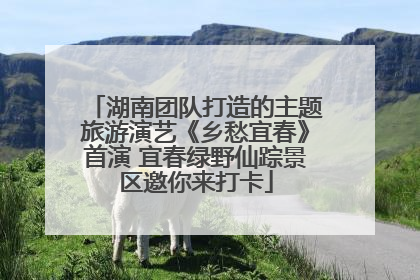 湖南团队打造的主题旅游演艺《乡愁宜春》首演 宜春绿野仙踪景区邀你来打卡