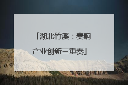 湖北竹溪：奏响产业创新三重奏