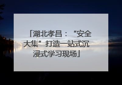 湖北孝昌：“安全大集”打造一站式沉浸式学习现场