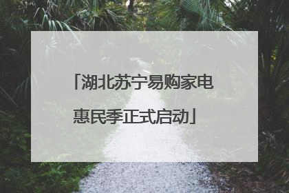 湖北苏宁易购家电惠民季正式启动