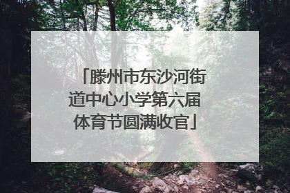 滕州市东沙河街道中心小学第六届体育节圆满收官