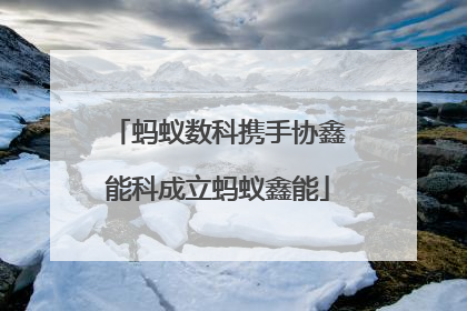 蚂蚁数科携手协鑫能科成立蚂蚁鑫能