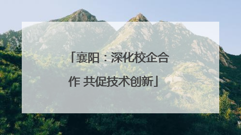 襄阳：深化校企合作 共促技术创新