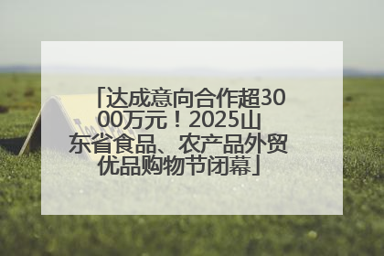 达成意向合作超3000万元！2025山东省食品、农产品外贸优品购物节闭幕