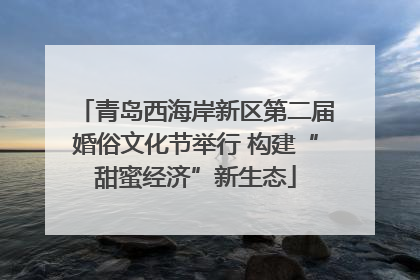 青岛西海岸新区第二届婚俗文化节举行 构建“甜蜜经济”新生态
