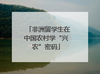 非洲留学生在中国农村学“兴农”密码