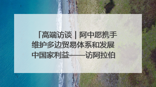 高端访谈｜阿中愿携手维护多边贸易体系和发展中国家利益——访阿拉伯议会议长亚马希
