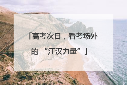 高考次日，看考场外的 “江汉力量”