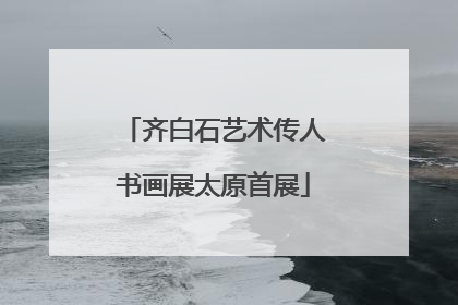 齐白石艺术传人书画展太原首展
